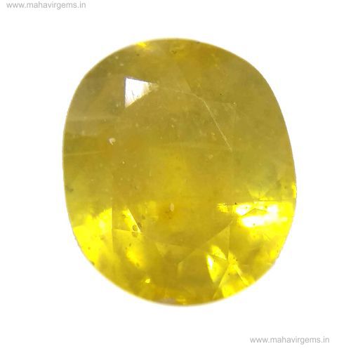Natural Certified Yellow Sapphire