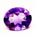 Amethyst Oval Faceted  2.96 Carats