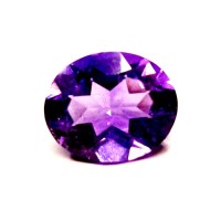 Amethyst Oval Faceted  2.96 Carats