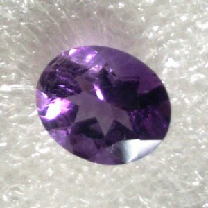 Amethyst Oval Faceted  3.19 Carats