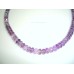 Amethyst Roundel Faceted beads 17"