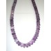 Amethyst Roundel Faceted beads 17"