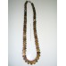 Smoky Quartz Shaded Roundel Faceted beads 19"