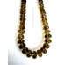 Smoky Quartz Shaded Roundel Faceted beads 19"