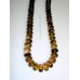 Smoky Quartz Shaded Roundel Faceted beads 19"