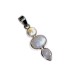 Natural Rainbow Moonstone Trio Pendant