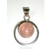 Natural Rose Quartz Round Cabs Pendant