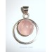 Natural Rose Quartz Round Cabs Pendant