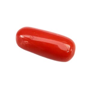 Natural Oval Red Coral 8.78 carat  / 9.64 Ratti 