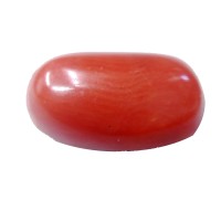 Natural Oval Red Coral 4.93 Carat / 5.42 Ratti