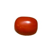 Natural Oval Red Coral 7.06 carat  / 7.76 Ratti 