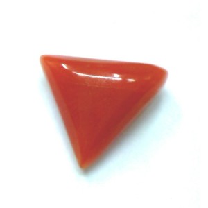 Natural Triangle Red Coral  3.02 Carat / 3.32 Ratti 