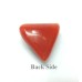 Natural Triangle Red Coral  3.03 Carat / 3.33  Ratti 