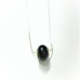 Blue Goldstone Donut Pendant