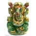 Elephant Head God (Ganesha) in Natural Serpantine Gemstone