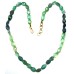 Fluorite multi shaded faceted beads necklace 16 Inch