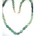 Fluorite multi shaded faceted beads necklace 16 Inch