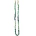 Fluorite multi shaded faceted beads necklace 16 Inch