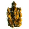 Elephant Head God (Ganesha) in Natural Tiger's Eye