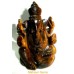 Elephant Head God (Ganesha) in Natural Tiger's Eye