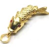 Fish Pendant in Silver Gold Plated