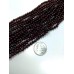 Japmala in Dark रक्तमणि रत्न, Raktamani Red Garnet Round Beads 108 Pcs of 5 mm