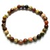 Jasper Bracelet with Round Shaped Natural multi colour Jasper