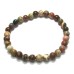 Jasper Bracelet with Round Shaped Natural multi colour Jasper