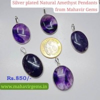 Natural Amethyst Mix Cabs Pendant