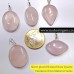 Natural Rose Quartz Cabs Pendant