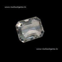 Natural Rock Crystal 3.92 Carat (4.31 Ratti / 6.53 Chhoti Ratti) Octagon Cut Certified Gemstone