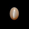 Natural Peach Pink Moonstone Oval Cat's Eye Gemstone 6.50 Carat