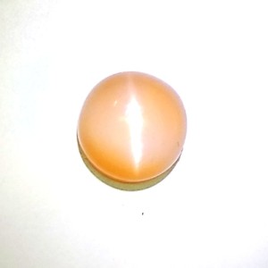 Natural Peach Pink Moonstone Cat's Eye Gemstone 3.01Carat Natural Peach Pink Moonstone Cat's Eye Gemstone 3.01Carat
