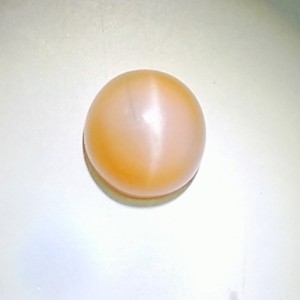 Natural Peach Pink Moonstone Cat's Eye Gemstone 4.11Carat Natural Peach Pink Moonstone Cat's Eye Gemstone 4.11Carat