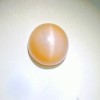 Natural Peach Pink Moonstone Cat's Eye Gemstone 4.11Carat