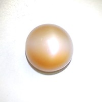 Natural Peach Pink Moonstone Cat's Eye Gemstone 4.14 Carat