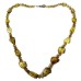 Lemon Citrine faceted beads necklace 20 Inch