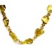 Lemon Citrine faceted beads necklace 20 Inch