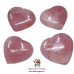 Natural Rose Quartz Heart shaped 50mm Cabochon