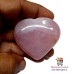Natural Rose Quartz Heart shaped 50mm Cabochon