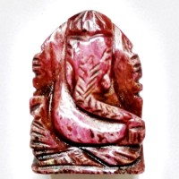 Lord Ganesha in Natural Ruby Gemstone 47.91 Carats