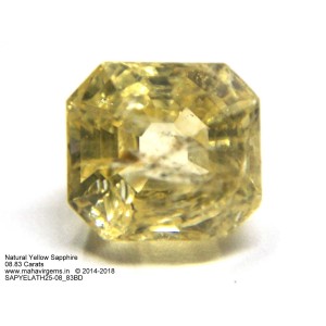 Natural Yellow Sapphire 08.83Ct (09.70 Ratti)