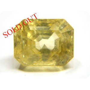 Natural Yellow Sapphire 14.15Ct