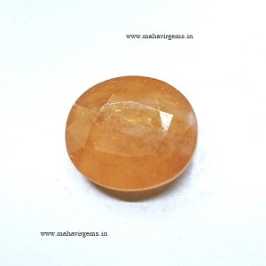 Natural Yellow Sapphire 7.58 Carat (8.33 Ratti) – Certified Thai Pukhraj