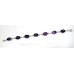 Silver Bracelet with Natural Amethyst Cabachone