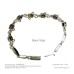 Silver Bracelet with Faceted Natural Smoky Quartz