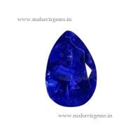 Tanzanite Faceted Pear Cut 5.61 Carats Blue Purple Natural Certified Loose Gemstone